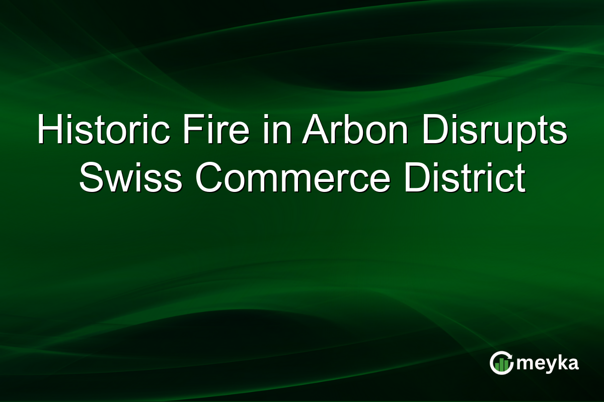 Historic Fire in Arbon Disrupts Swiss Commerce District