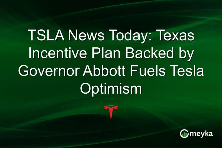 TSLA News Today: Texas Incentive Plan Backed by Governor Abbott Fuels Tesla Optimism
