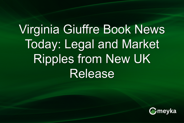 Virginia Giuffre Book News Today: Legal and Market Ripples from New UK Release