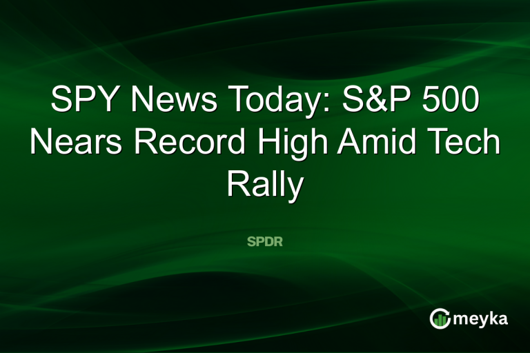 SPY News Today: S&P 500 Nears Record High Amid Tech Rally