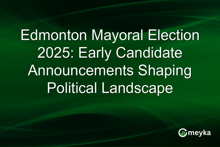 Edmonton Mayoral Election 2025: Early Candidate Announcements Shaping Political Landscape