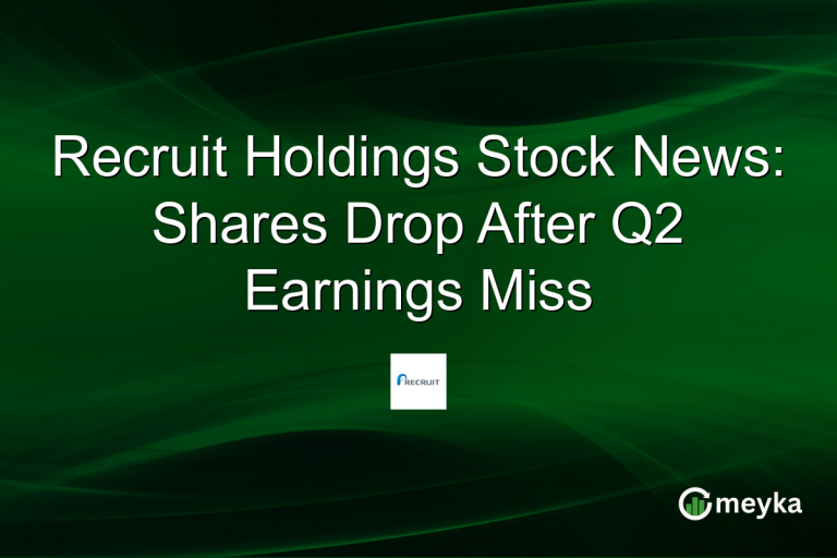 Recruit Holdings Stock News: Shares Drop After Q2 Earnings Miss