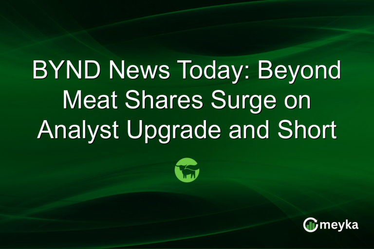 BYND News Today: Beyond Meat Shares Surge on Analyst Upgrade and Short