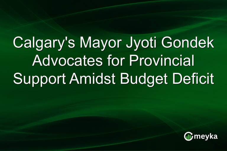 Calgary's Mayor Jyoti Gondek Advocates for Provincial Support Amidst Budget Deficit
