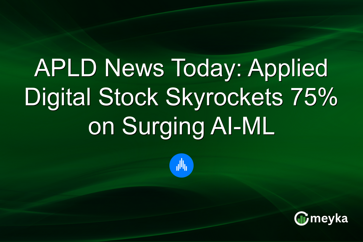 APLD News Today: Applied Digital Stock Skyrockets 75% on Surging AI-ML