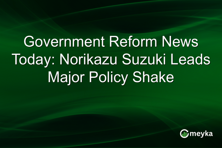 Government Reform News Today: Norikazu Suzuki Leads Major Policy Shake