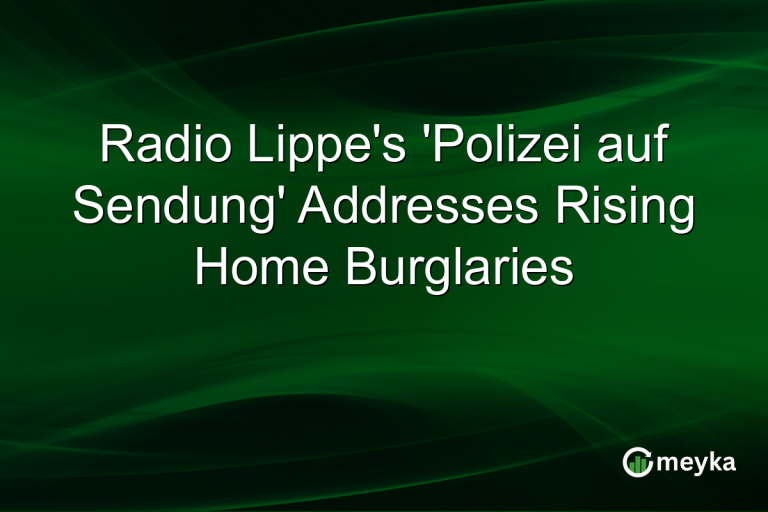 Radio Lippe's 'Polizei auf Sendung' Addresses Rising Home Burglaries