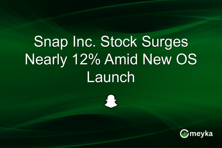 Snap Inc. Stock Surges Nearly 12% Amid New OS Launch