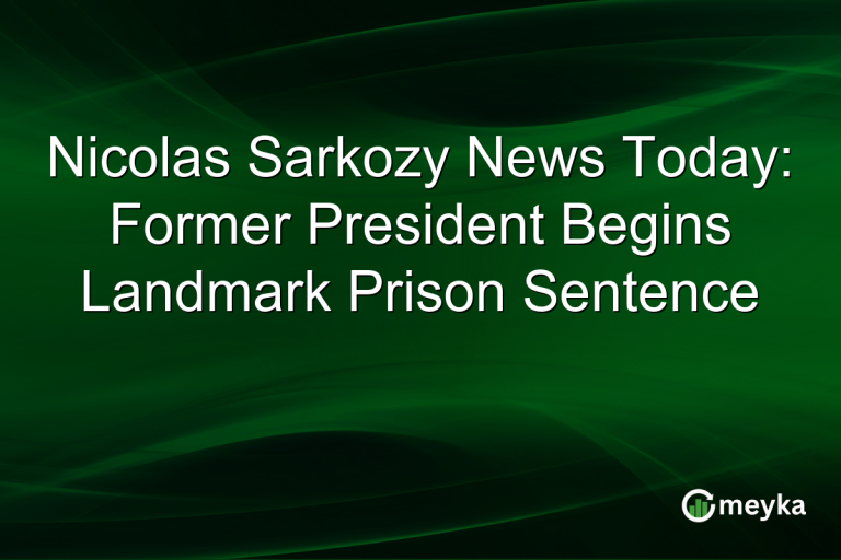 Nicolas Sarkozy News Today: Former President Begins Landmark Prison Sentence
