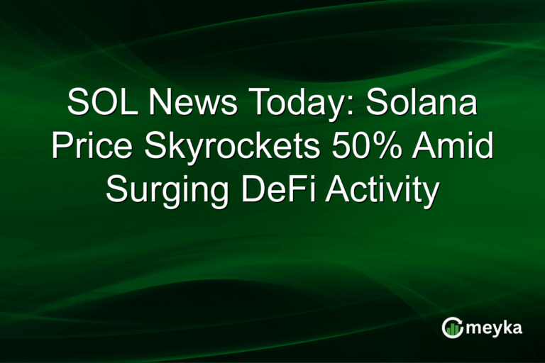 SOL News Today: Solana Price Skyrockets 50% Amid Surging DeFi Activity
