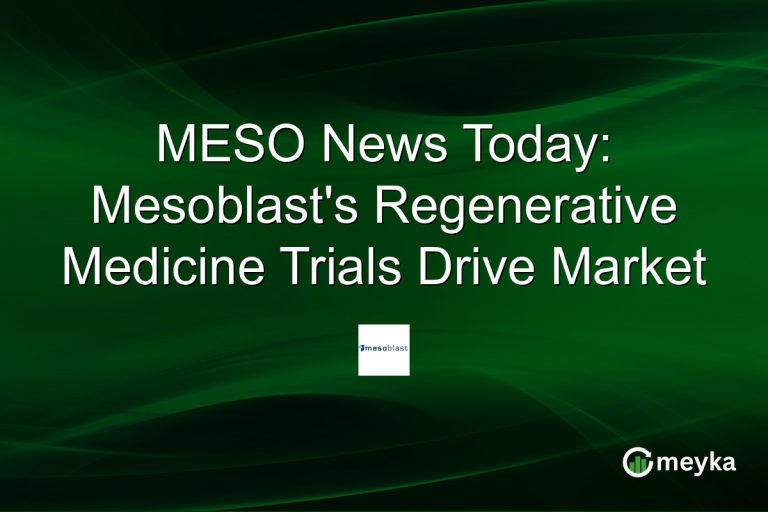 MESO News Today: Mesoblast's Regenerative Medicine Trials Drive Market