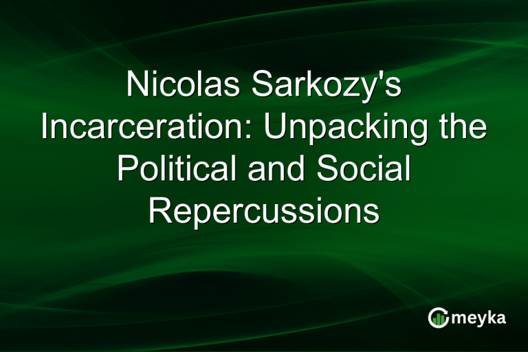 Nicolas Sarkozy's Incarceration: Unpacking the Political and Social Repercussions