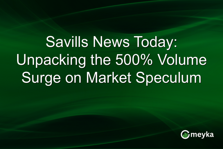 Savills News Today: Unpacking the 500% Volume Surge on Market Speculum