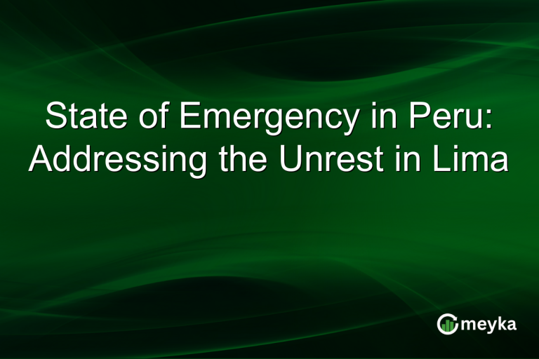 State of Emergency in Peru: Addressing the Unrest in Lima