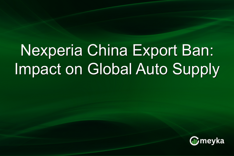 Nexperia China Export Ban: Impact on Global Auto Supply