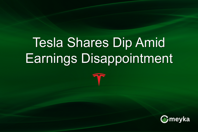 Tesla Shares Dip Amid Earnings Disappointment