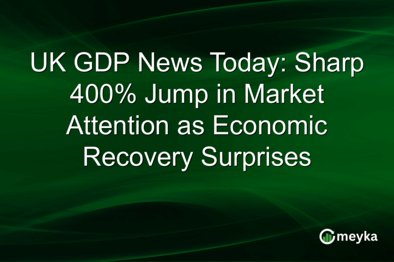 UK GDP News Today: Sharp 400% Jump in Market Attention as Economic Recovery Surprises