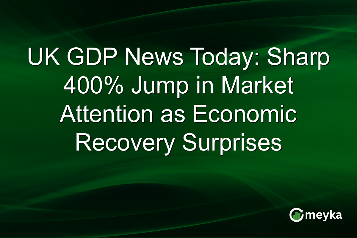 UK GDP News Today: Sharp 400% Jump in Market Attention as Economic Recovery Surprises