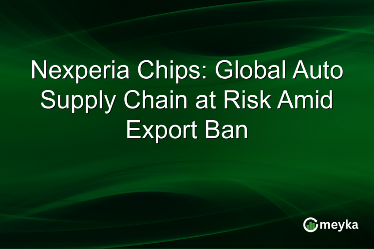 Nexperia Chips: Global Auto Supply Chain at Risk Amid Export Ban