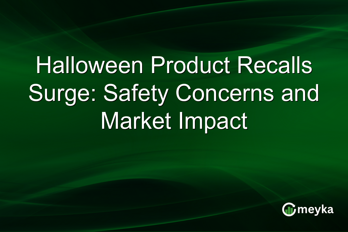Halloween Product Recalls Surge: Safety Concerns and Market Impact