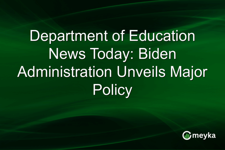 Department of Education News Today: Biden Administration Unveils Major Policy