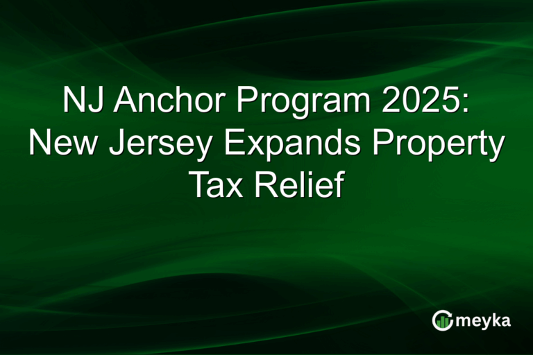 NJ Anchor Program 2025: New Jersey Expands Property Tax Relief