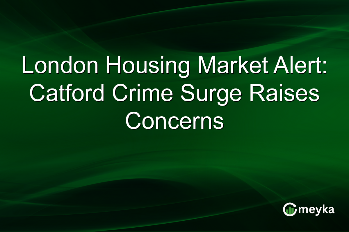 London Housing Market Alert: Catford Crime Surge Raises Concerns