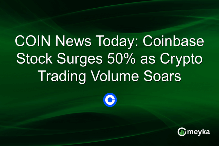 COIN News Today: Coinbase Stock Surges 50% as Crypto Trading Volume Soars