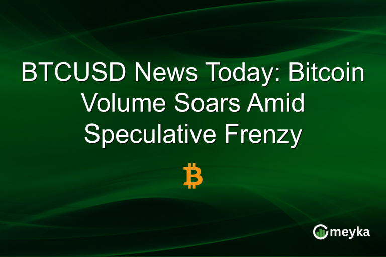 BTCUSD News Today: Bitcoin Volume Soars Amid Speculative Frenzy