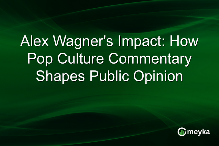 Alex Wagner's Impact: How Pop Culture Commentary Shapes Public Opinion