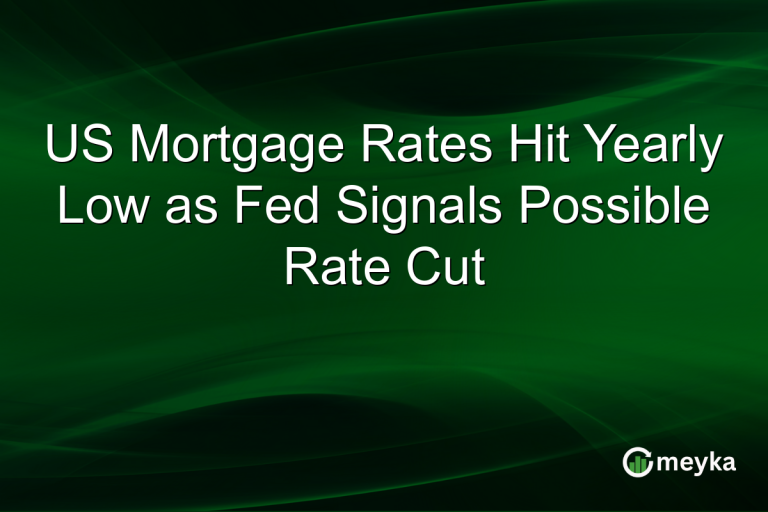 US Mortgage Rates Hit Yearly Low as Fed Signals Possible Rate Cut