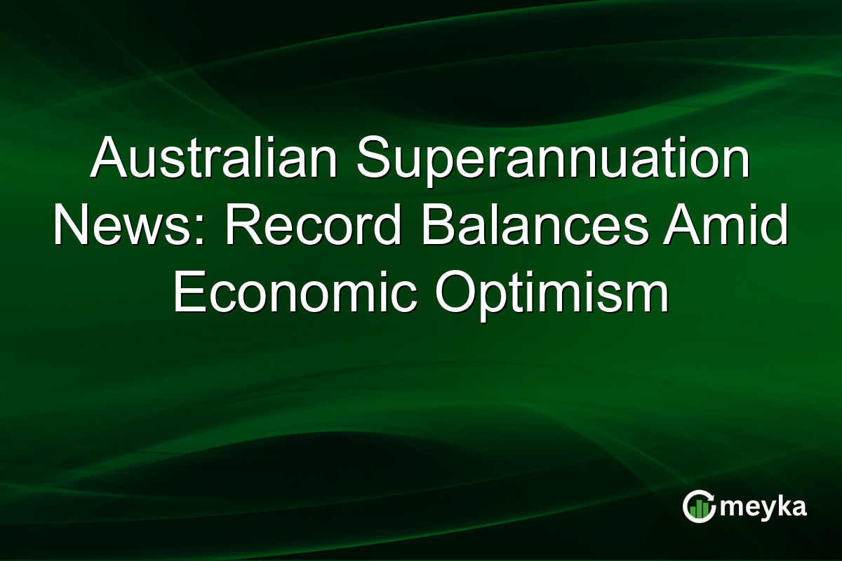 Australian Superannuation News: Record Balances Amid Economic Optimism