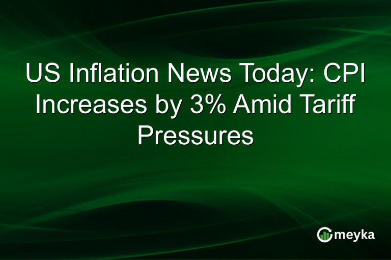 US Inflation News Today: CPI Increases by 3% Amid Tariff Pressures