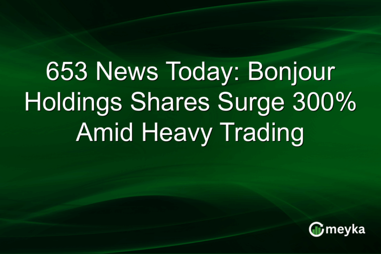 653 News Today: Bonjour Holdings Shares Surge 300% Amid Heavy Trading