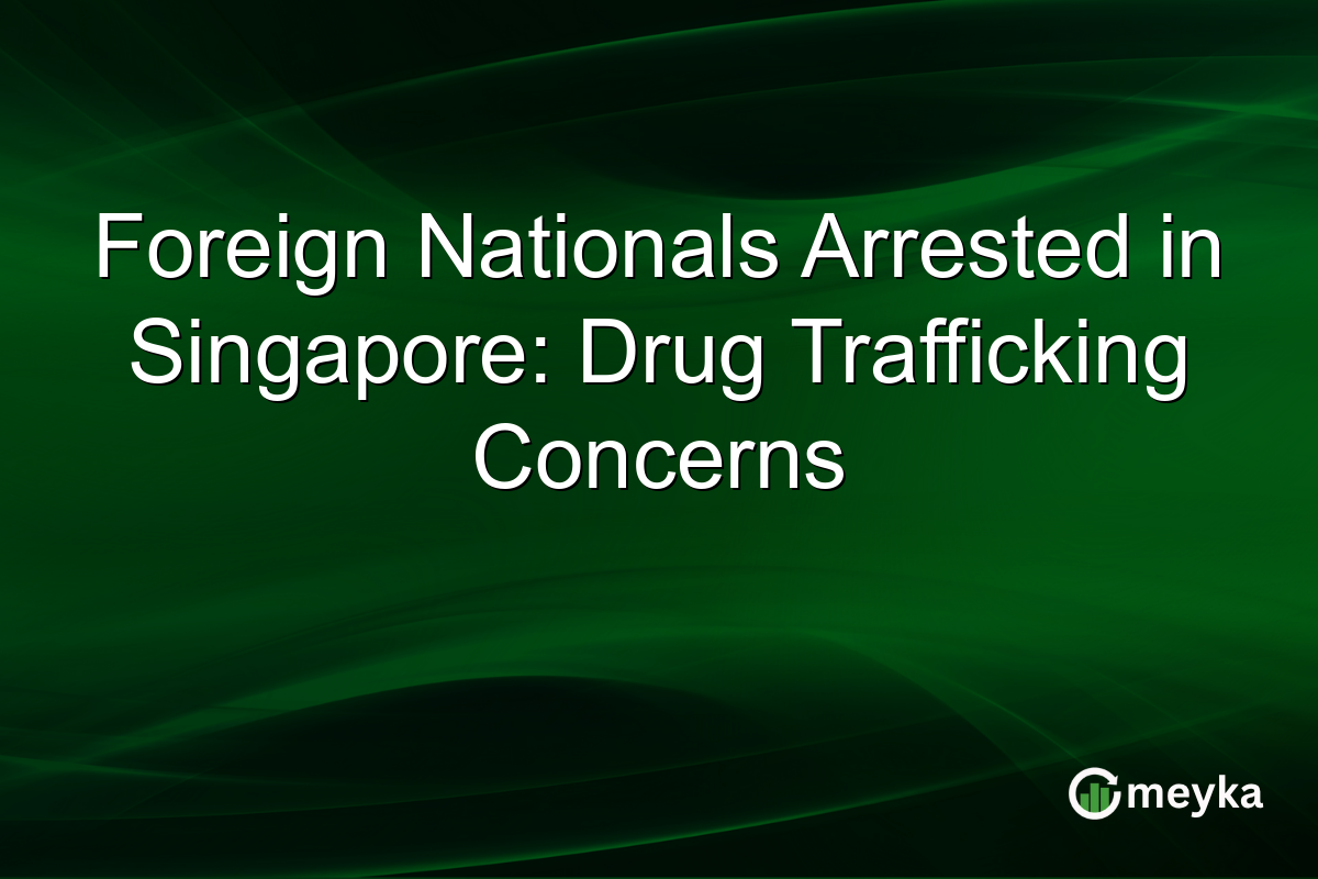 Foreign Nationals Arrested in Singapore: Drug Trafficking Concerns