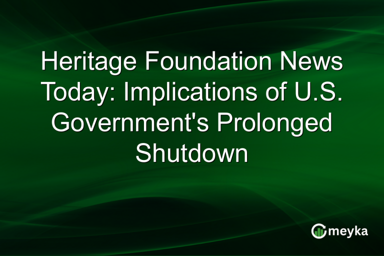 Heritage Foundation News Today: Implications of U.S. Government's Prolonged Shutdown