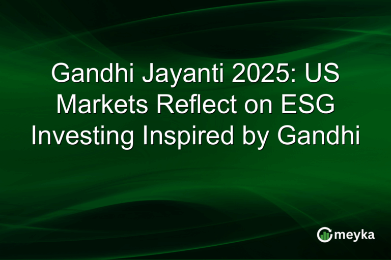 Gandhi Jayanti 2025: US Markets Reflect on ESG Investing Inspired by Gandhi