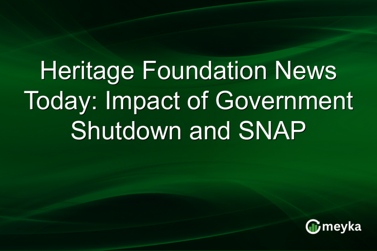 Heritage Foundation News Today: Impact of Government Shutdown and SNAP