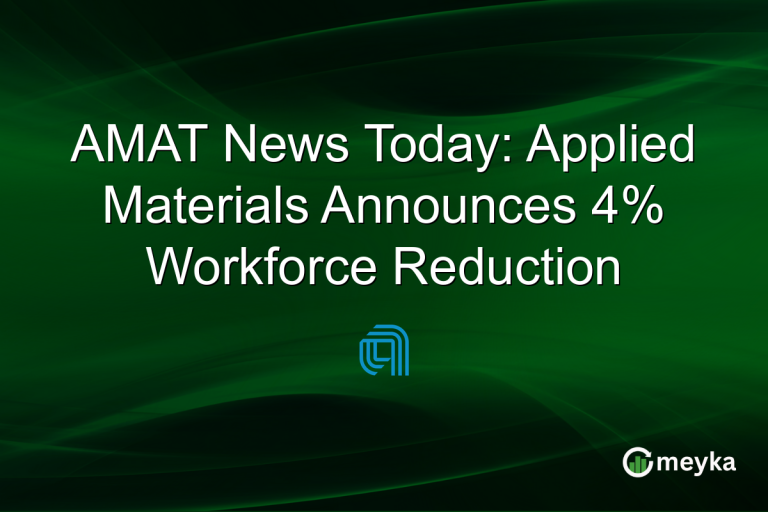 AMAT News Today: Applied Materials Announces 4% Workforce Reduction