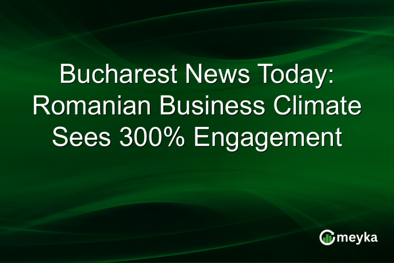 Bucharest News Today: Romanian Business Climate Sees 300% Engagement