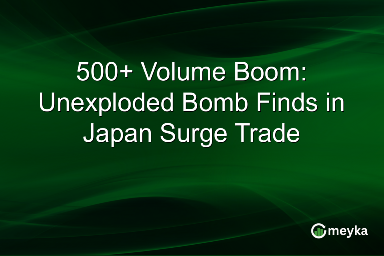 500+ Volume Boom: Unexploded Bomb Finds in Japan Surge Trade