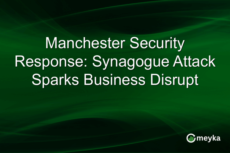 Manchester Security Response: Synagogue Attack Sparks Business Disrupt