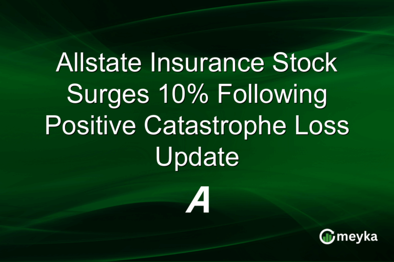 Allstate Insurance Stock Surges 10% Following Positive Catastrophe Loss Update