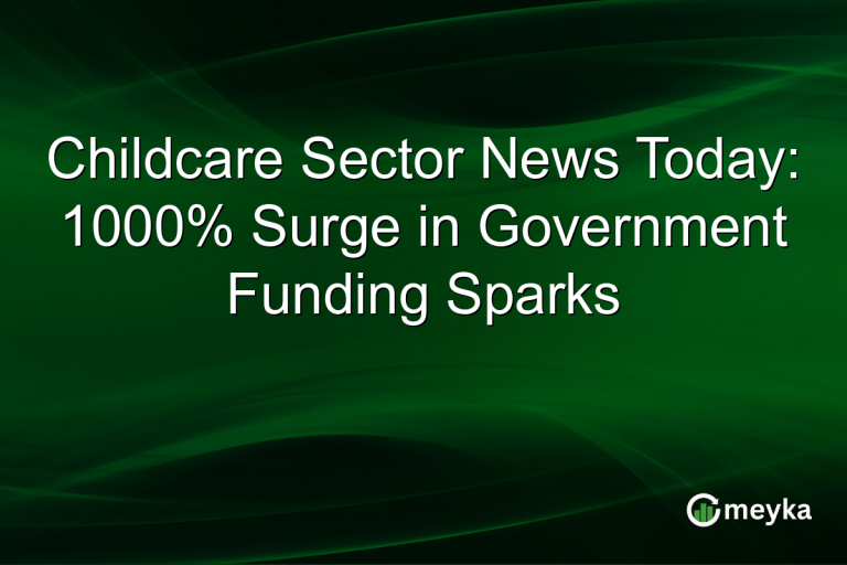 Childcare Sector News Today: 1000% Surge in Government Funding Sparks
