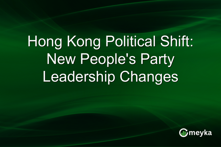Hong Kong Political Shift: New People's Party Leadership Changes
