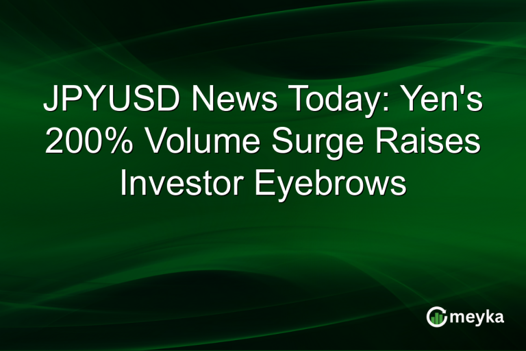 JPYUSD News Today: Yen's 200% Volume Surge Raises Investor Eyebrows