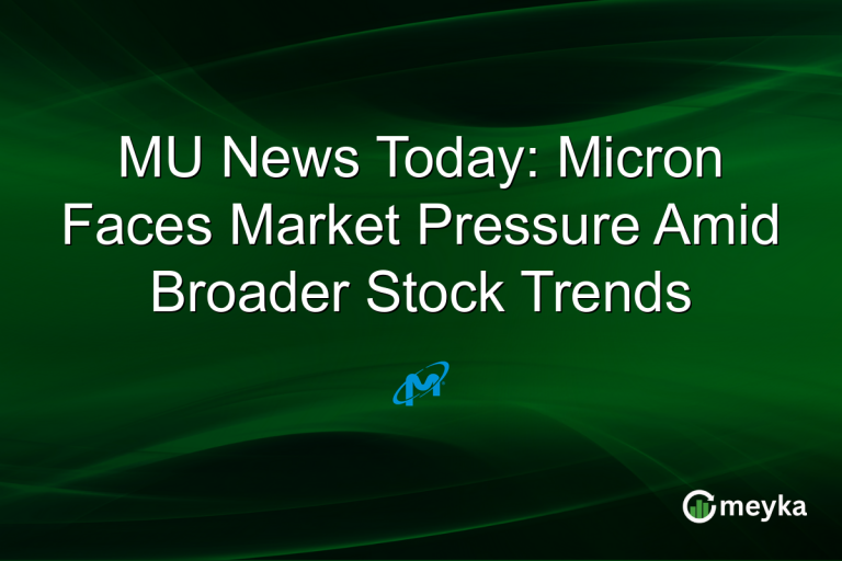 MU News Today: Micron Faces Market Pressure Amid Broader Stock Trends