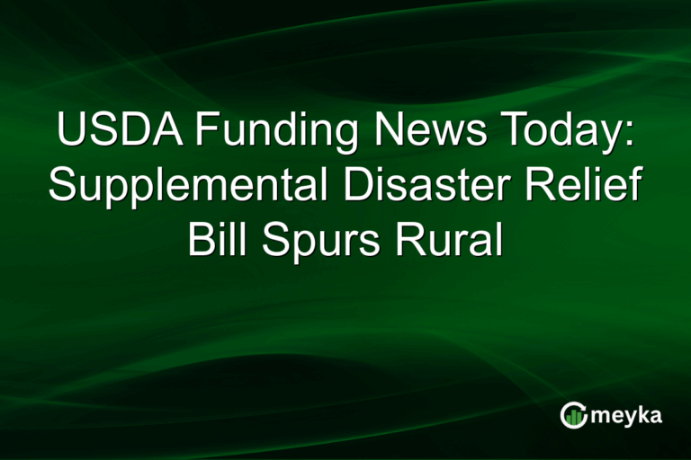 USDA Funding News Today: Supplemental Disaster Relief Bill Spurs Rural