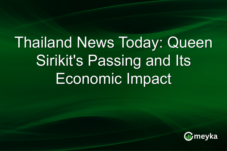 Thailand News Today: Queen Sirikit's Passing and Its Economic Impact