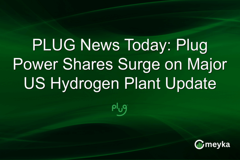 PLUG News Today: Plug Power Shares Surge on Major US Hydrogen Plant Update